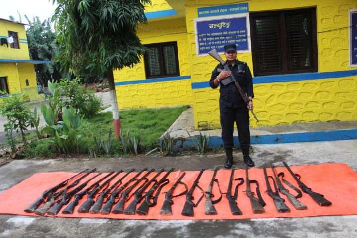 18 Muzzle-Loading Guns Recovered from Three Locations in Surkhet