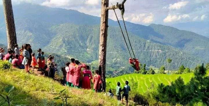The Dying Tradition of Swinging During Dashain and Tihar