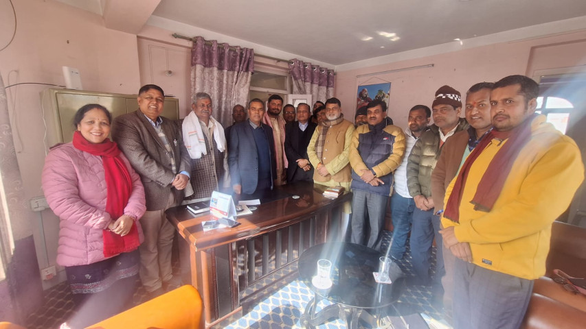 Former Minister and NCP Leader Rameshwar Raya's Team Joins JSP Nepal