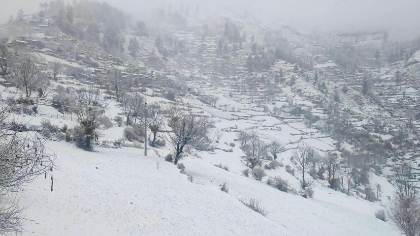 Heavy Snowfall in Mugu District (Photos)