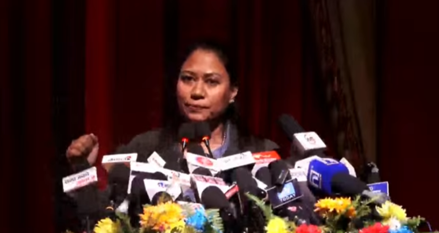 Sumana Shrestha Calls for End to Corruption and Nepotism in Nepali Politics