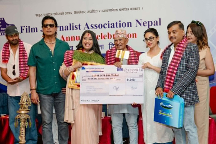 Film Journalist Suraksha Bhattarai Honored with National Film Journalism Award