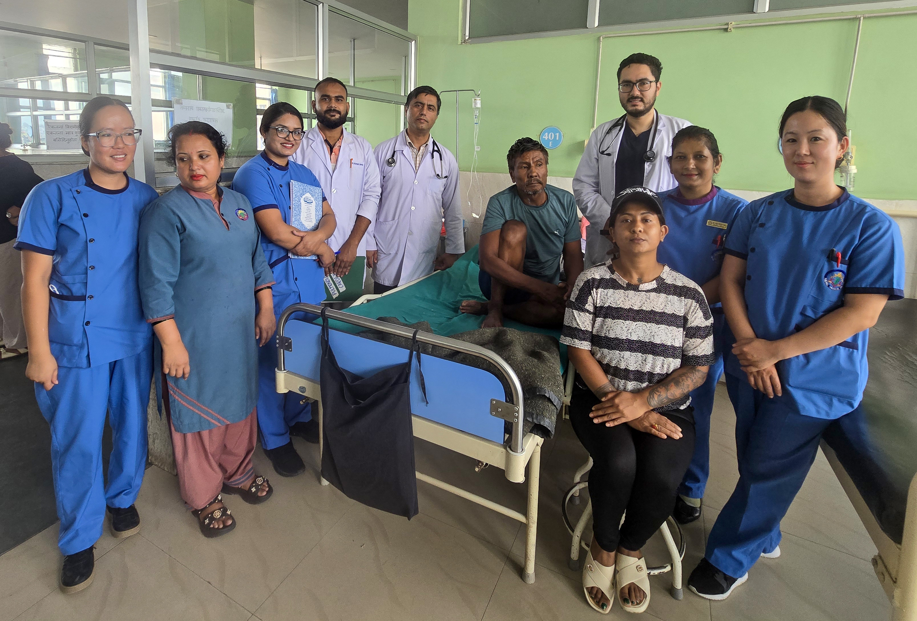 Successful Treatment of Heart Attack Patient at Nepal Medical College