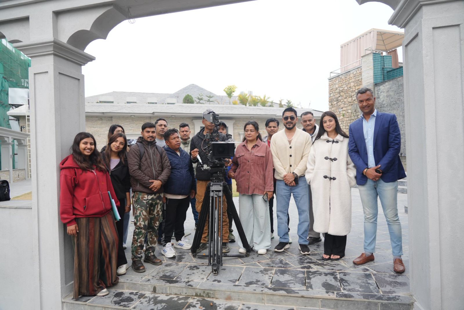 Filming of ‘Maya Bhanekai Yasto Hola’ Begins Under Rekha Thapa’s Direction