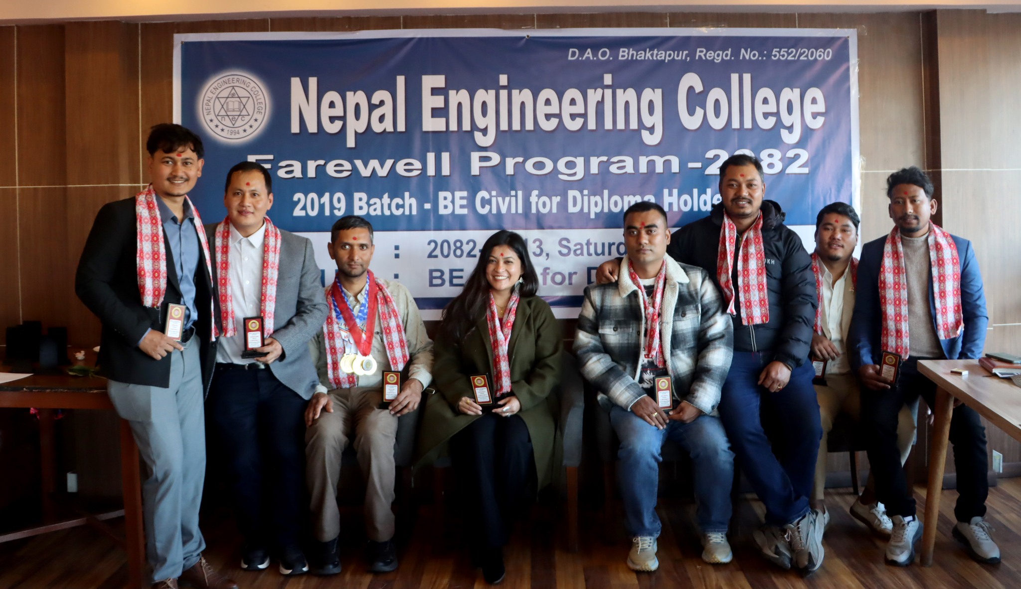 Nepal Engineering College Bids Farewell to BDH Batch of 2019