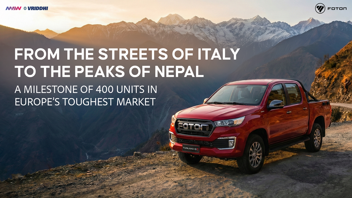 400 units of Foton Tunland G7’s European Milestone