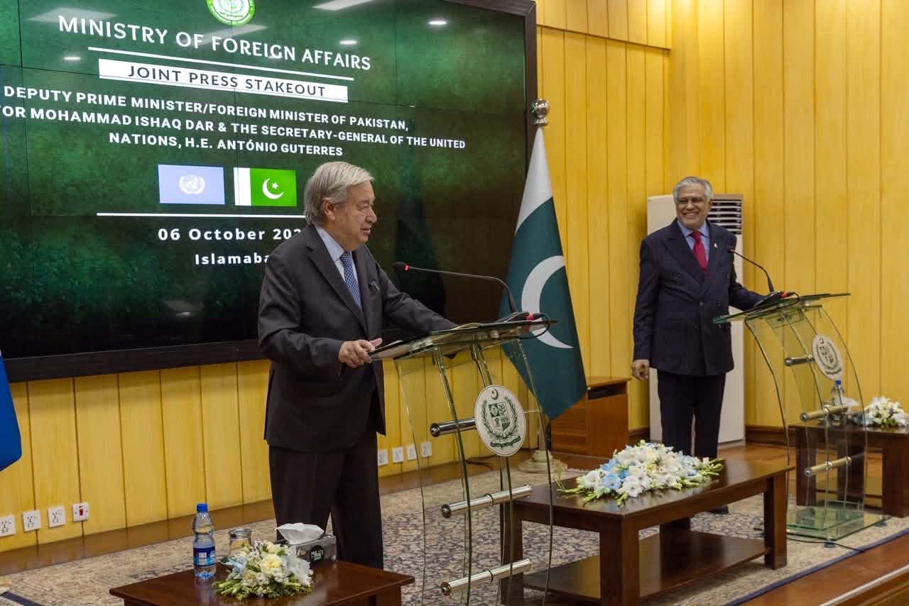 UN Chief Praises Pakistan’s Resilience and Decades of Global Service