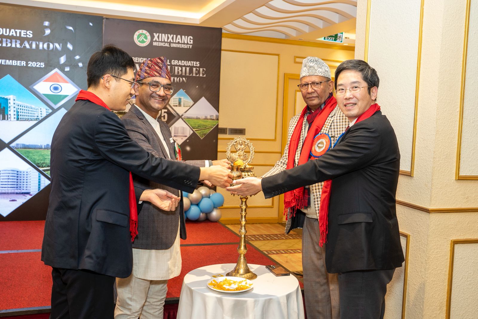 Doctors Who Studied at XXMU in China Hold Special Reunion in Kathmandu