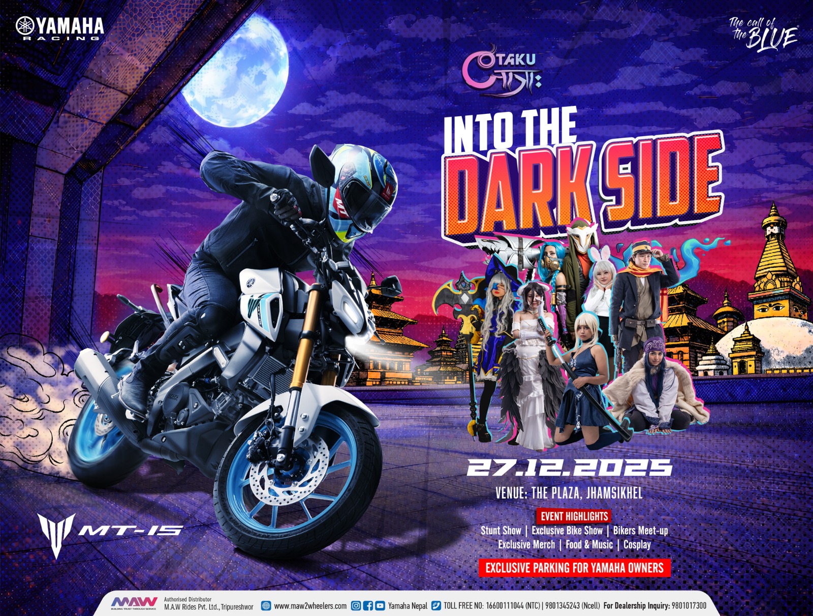 Yamaha Enters Nepal’s Biggest Pop-Culture Festival as Co-Sponsor