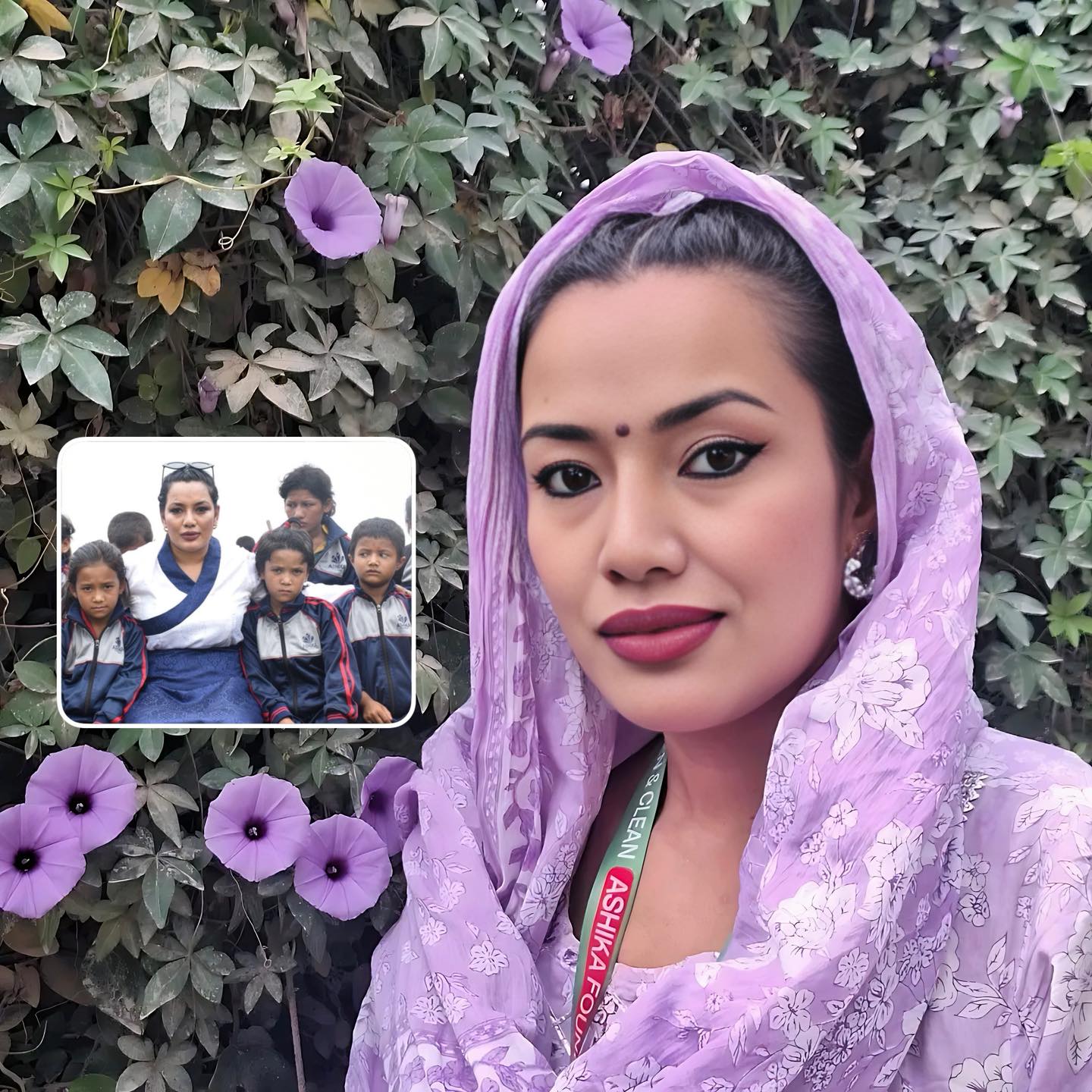 "Aashika Tamang's request to only transfer the donation amount after checking it thoroughly."