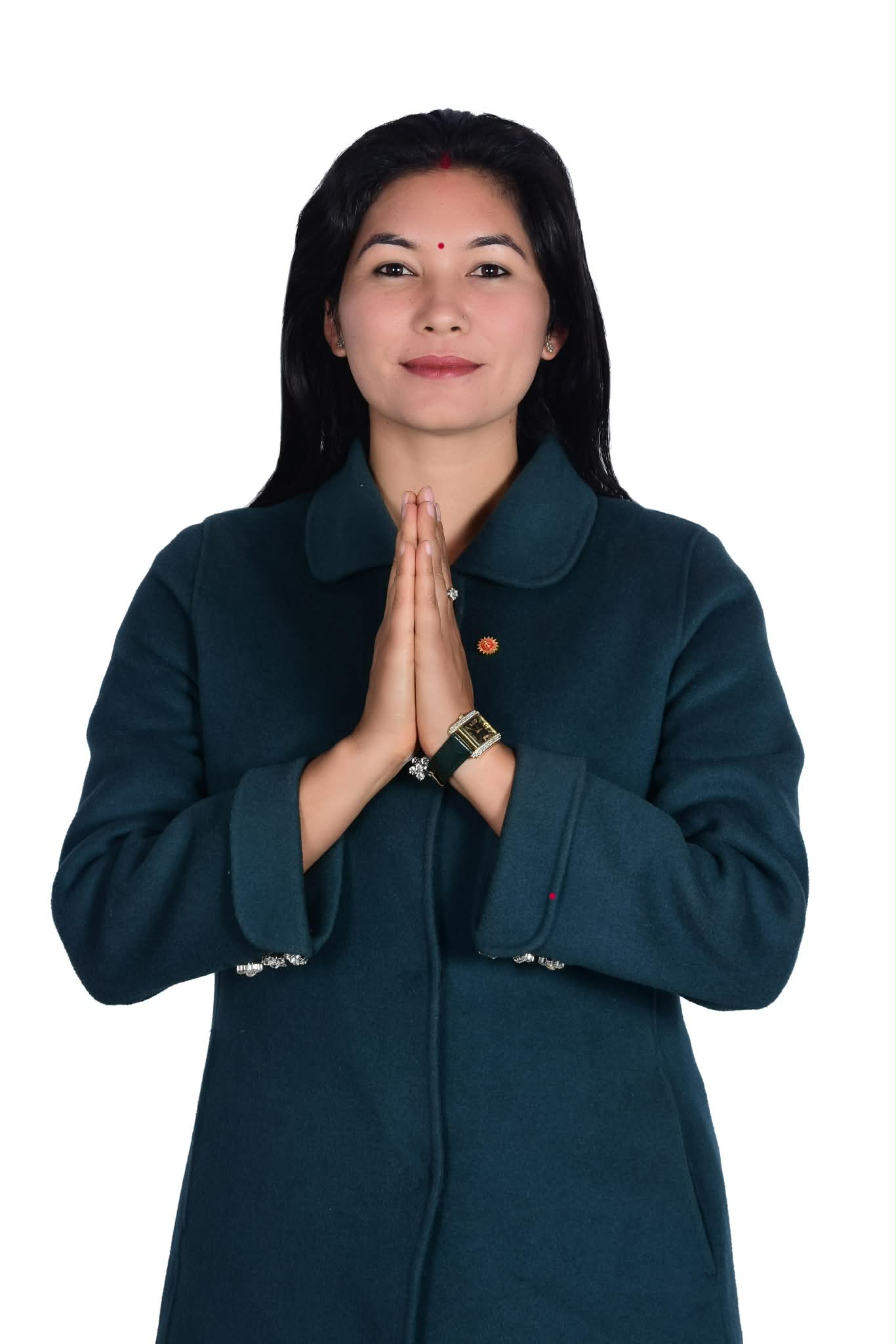 UML Candidate Asmita Thapa from Okhaldhunga Seeking Suggestions from Voters