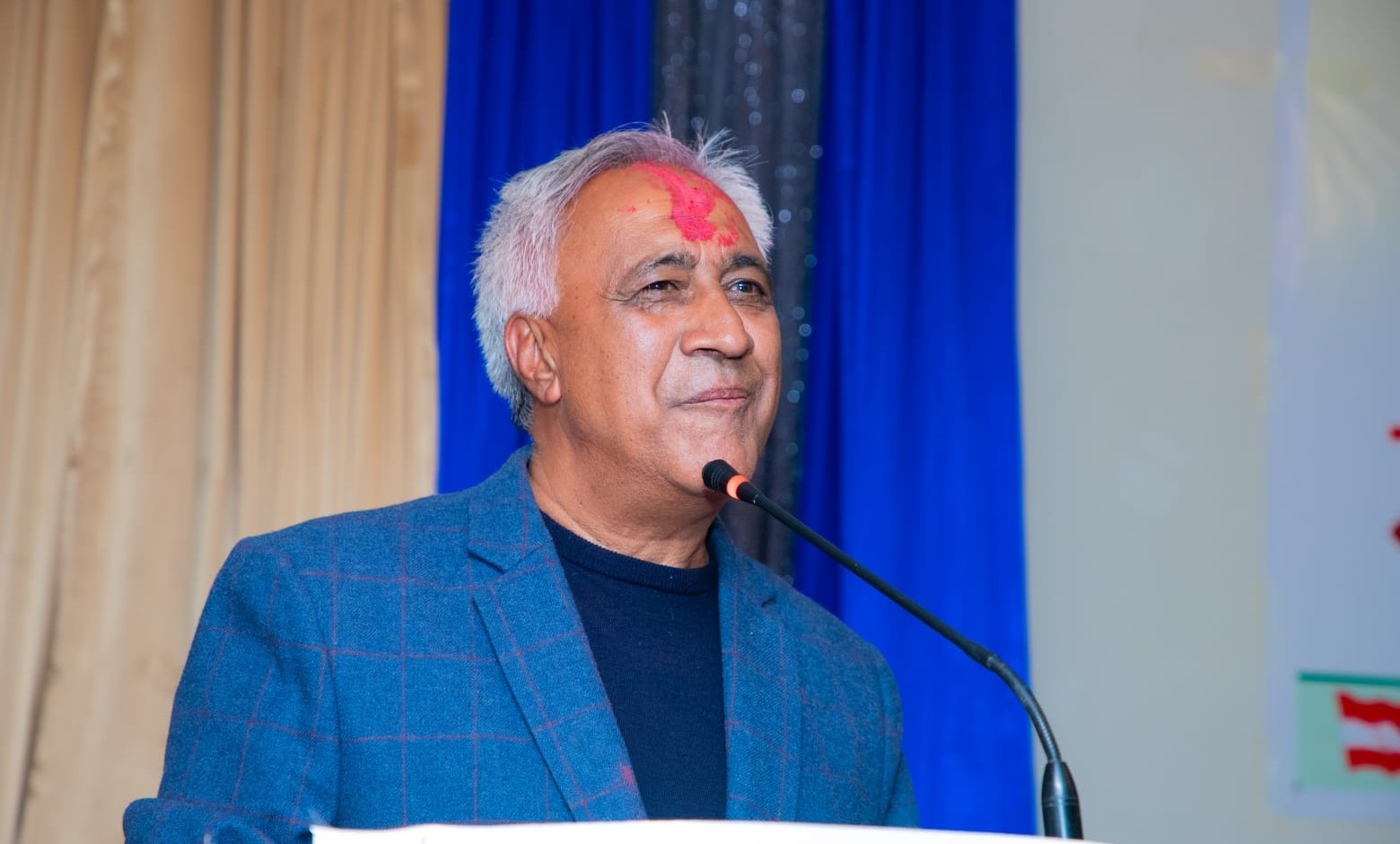 Nepali Congress Leader Chandra Bhandari Announces Candidacy for Party President