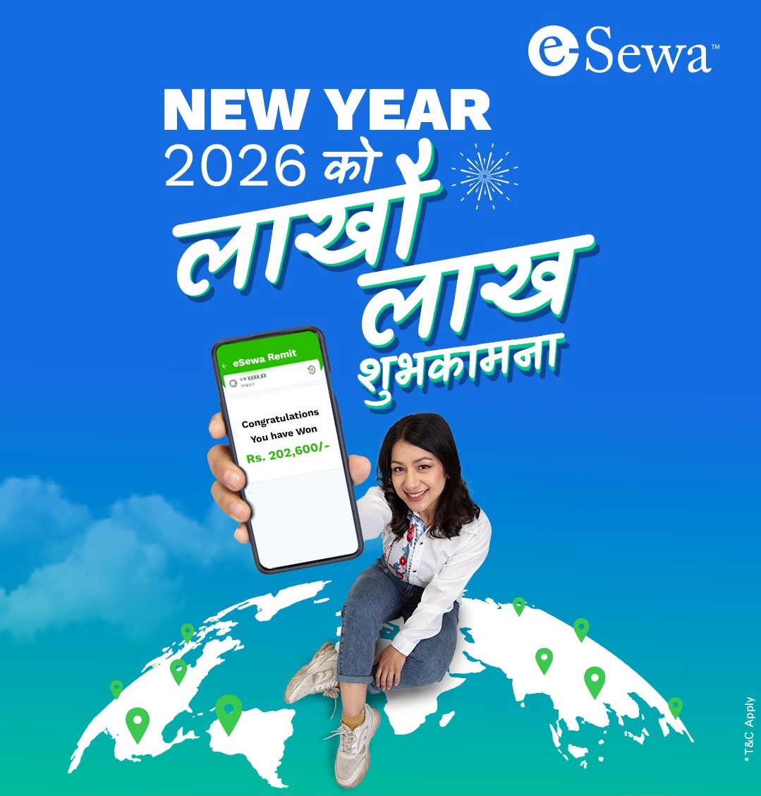 eSewa announces 'Lakhaun Lakh Shubhakamana' New Year campaign