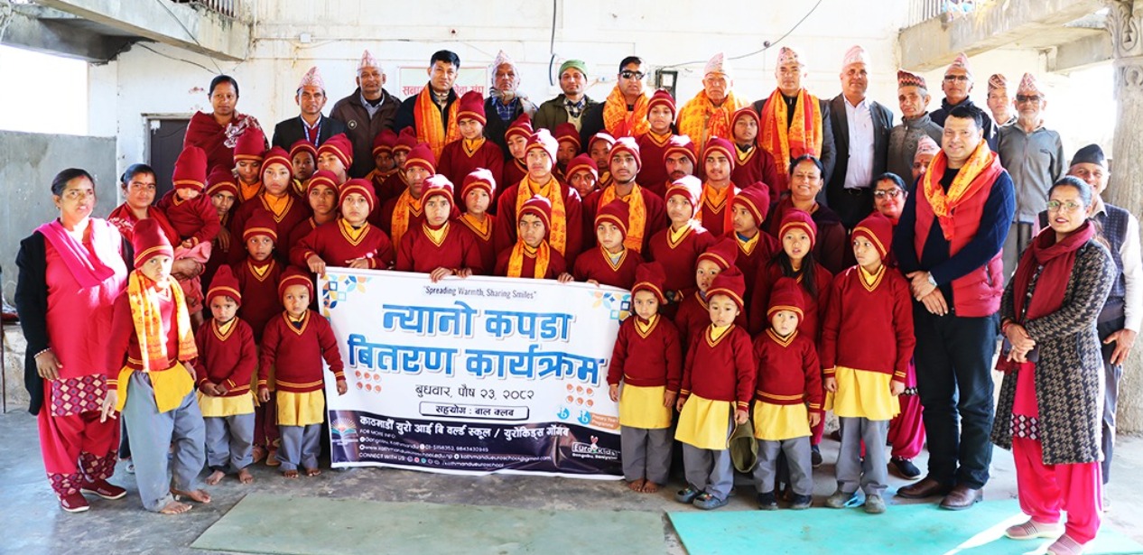 Kathmandu Euro School Provides Warm Support to Schools in Nuwakot and Lamjung