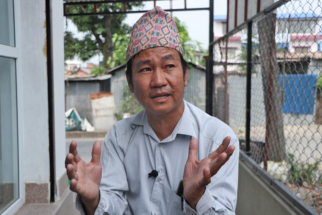 Mayor of Dharan Hark Sampang Visits Baluwatar but Could Not Meet PM