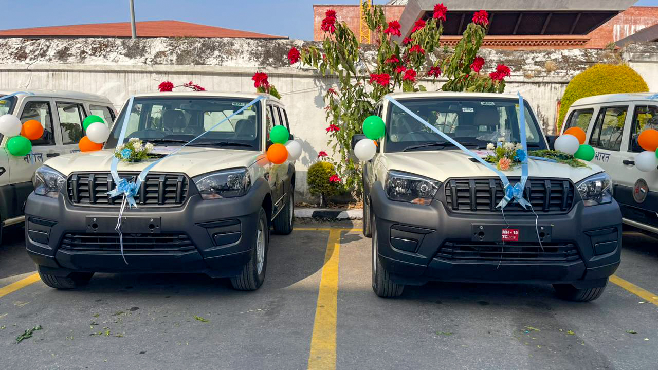 India Hands Over Vehicles for Nepal's Upcoming Elections (Photos)