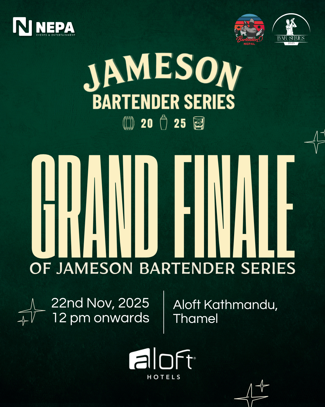 Jameson Bar Tender Series 2025' Enters Final Stage | Six Selected for the Final Competition