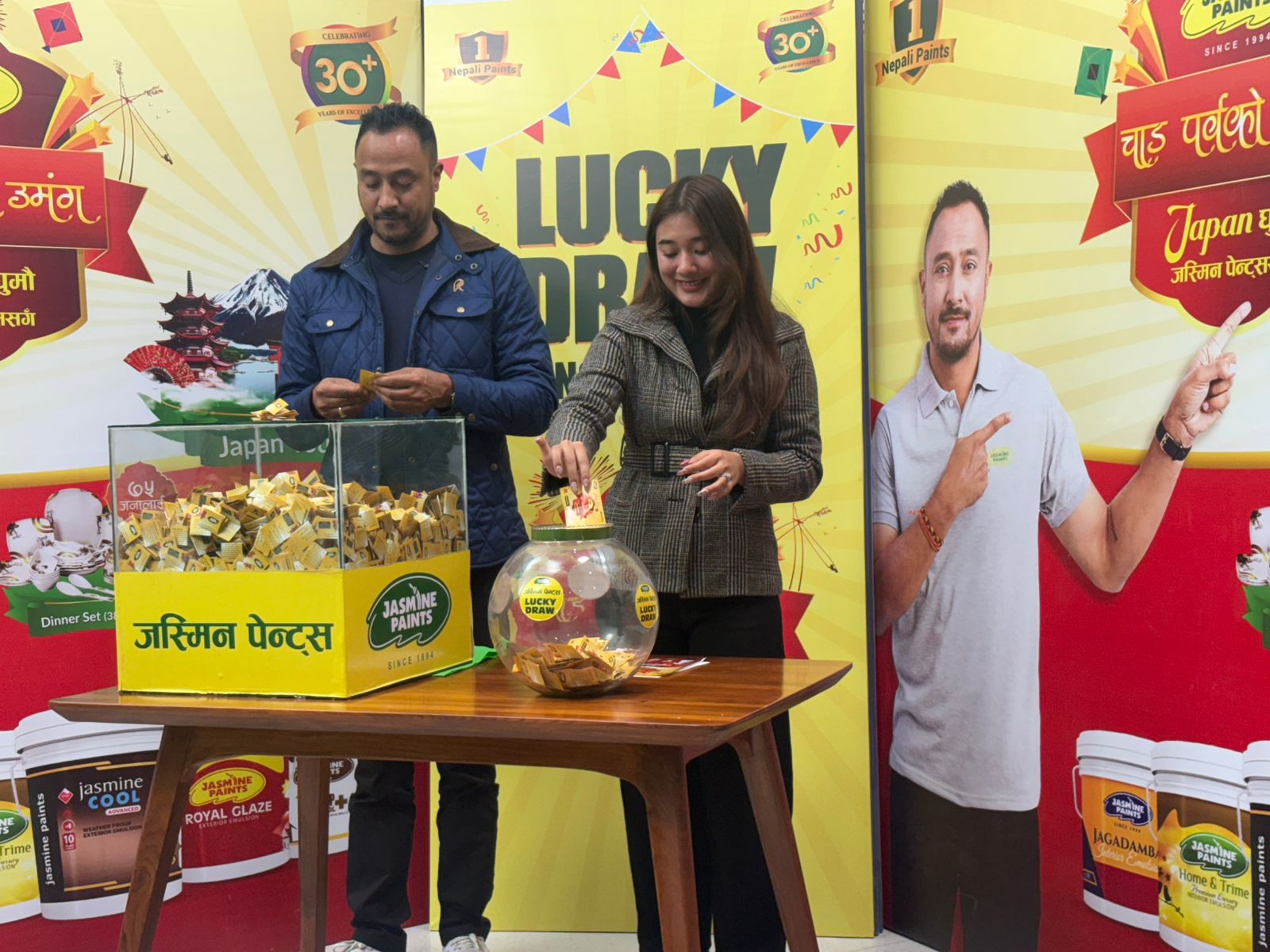 Jasmin Paints’ special offer concludes: Budha from Nepalgunj wins a trip to Japan