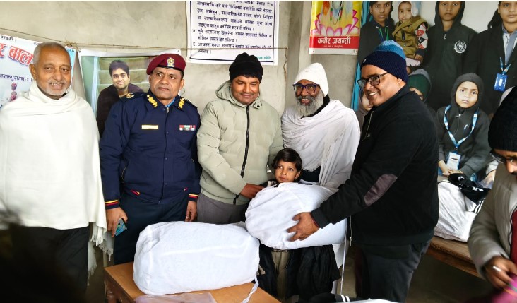 Cloth Bank Donates Jackets and Blankets to Kabir Bal Ashram on New Year