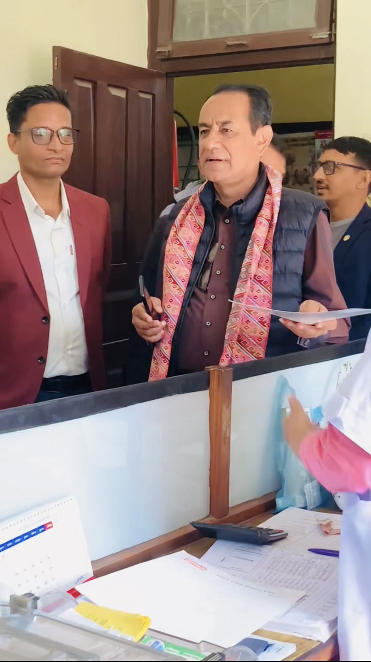 Health Minister Pathak Inspects Family Planning Association Kaski