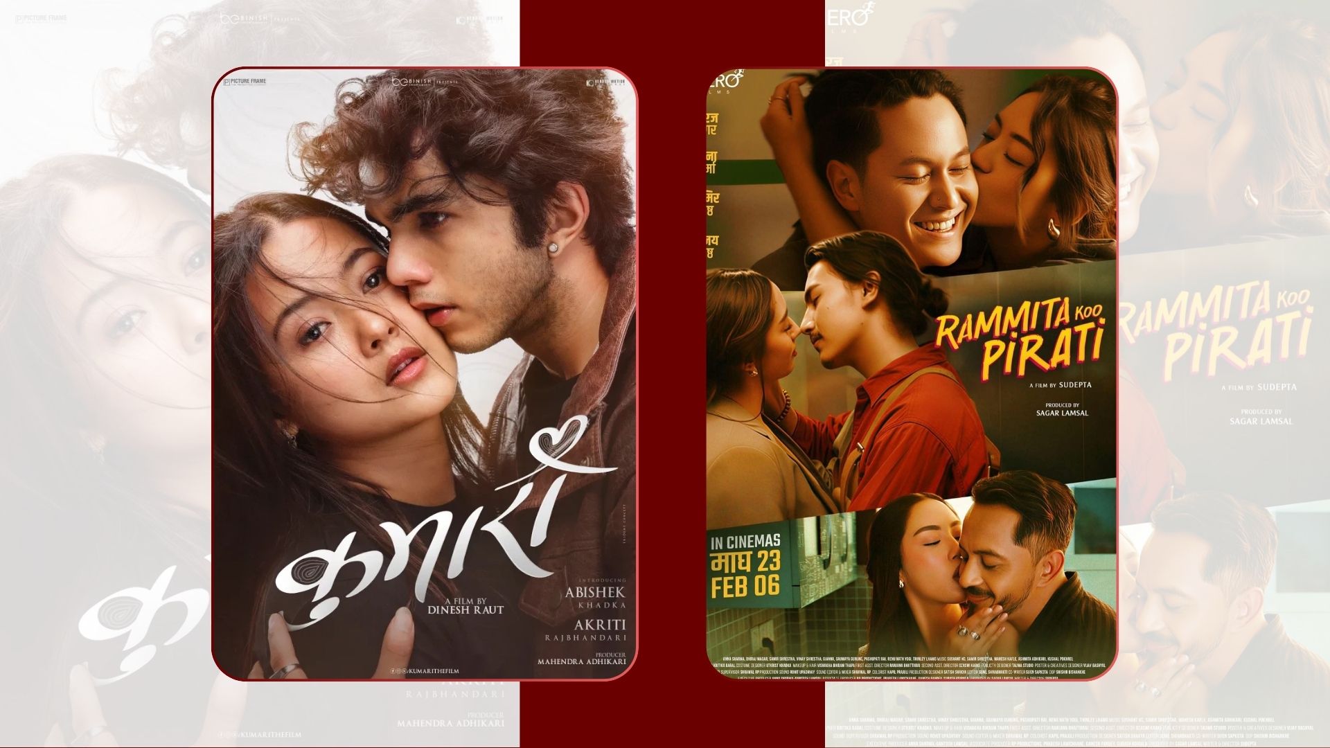 New Nepali Films 'Kumari' and 'Ramitako Pirati' Released Today