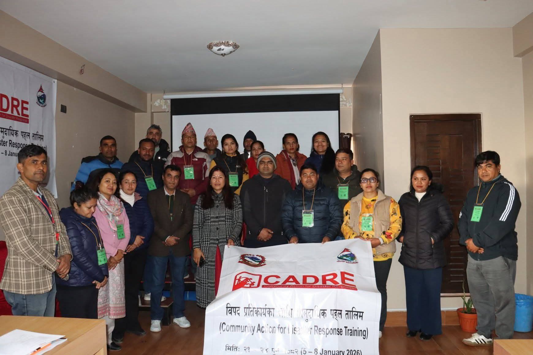 Community-Based Disaster Response Training Begins in Melamchi