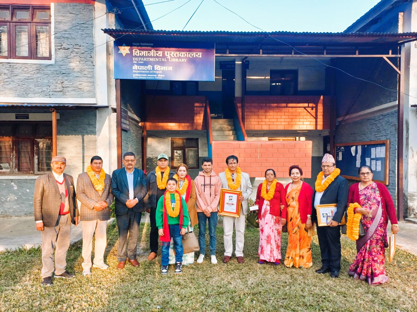 'Meri Sanjeevani' Launched in Pokhara, Creator and Editor Hand Over Books