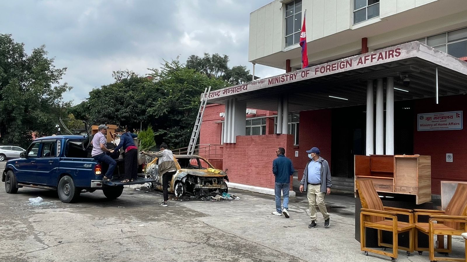 Ministry of Home Affairs Temporarily Relocated to Old Foreign Ministry Building