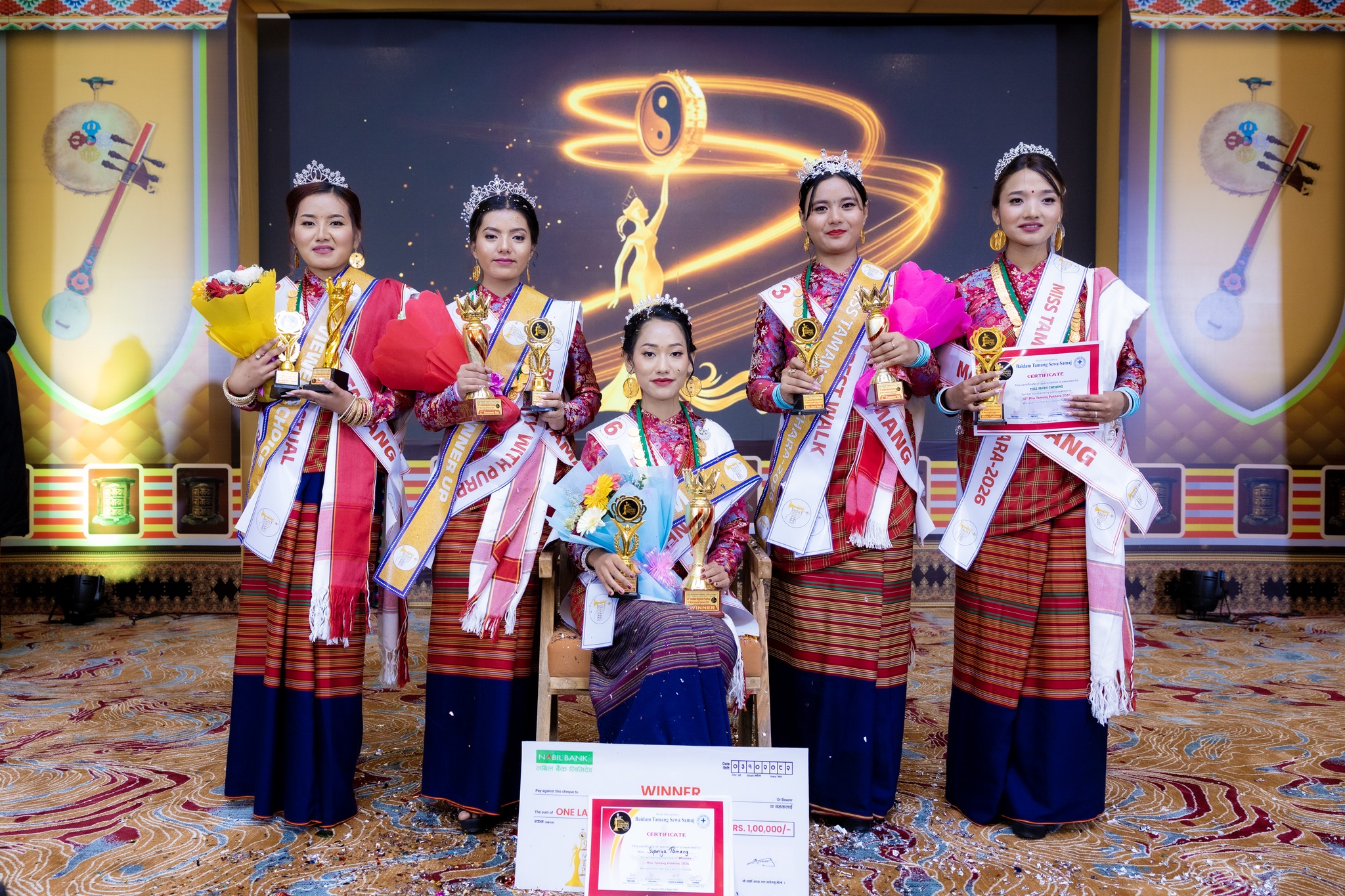 Supriya Gole Tamang of Birauta Crowned Miss Tamang Pokhara