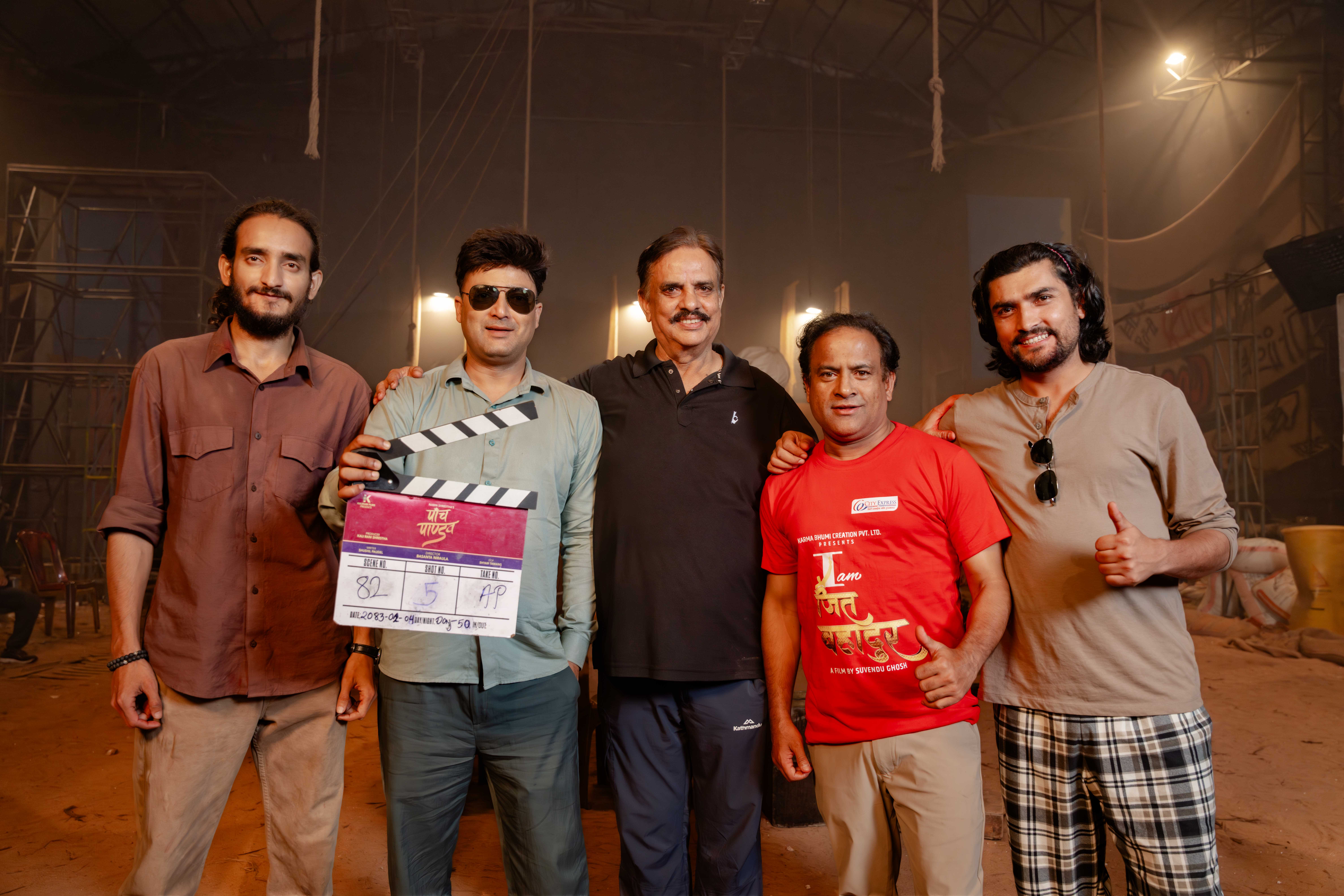 Pack-up of 'Paanch Pandav' Filming Celebrated by Cutting an End-Clap Cake