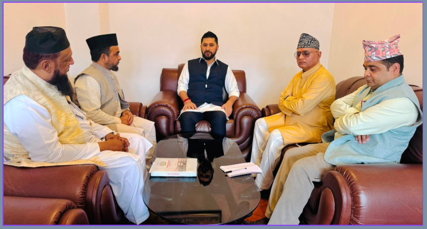 Rabi Lamichhane Holds Discussions with Religious Leaders