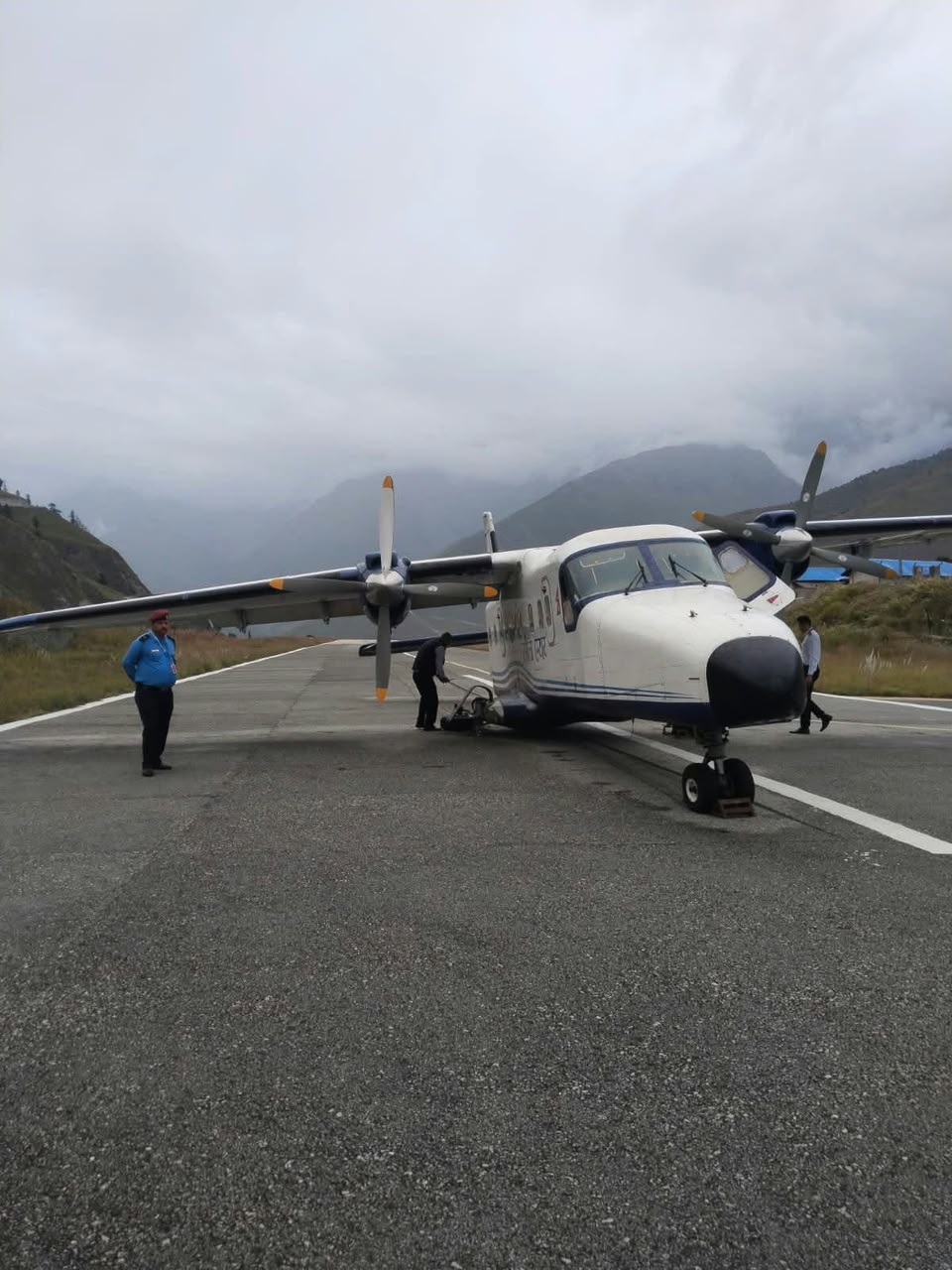 Sita Air Plane Wheel Comes Off in Dolpa's Juphal