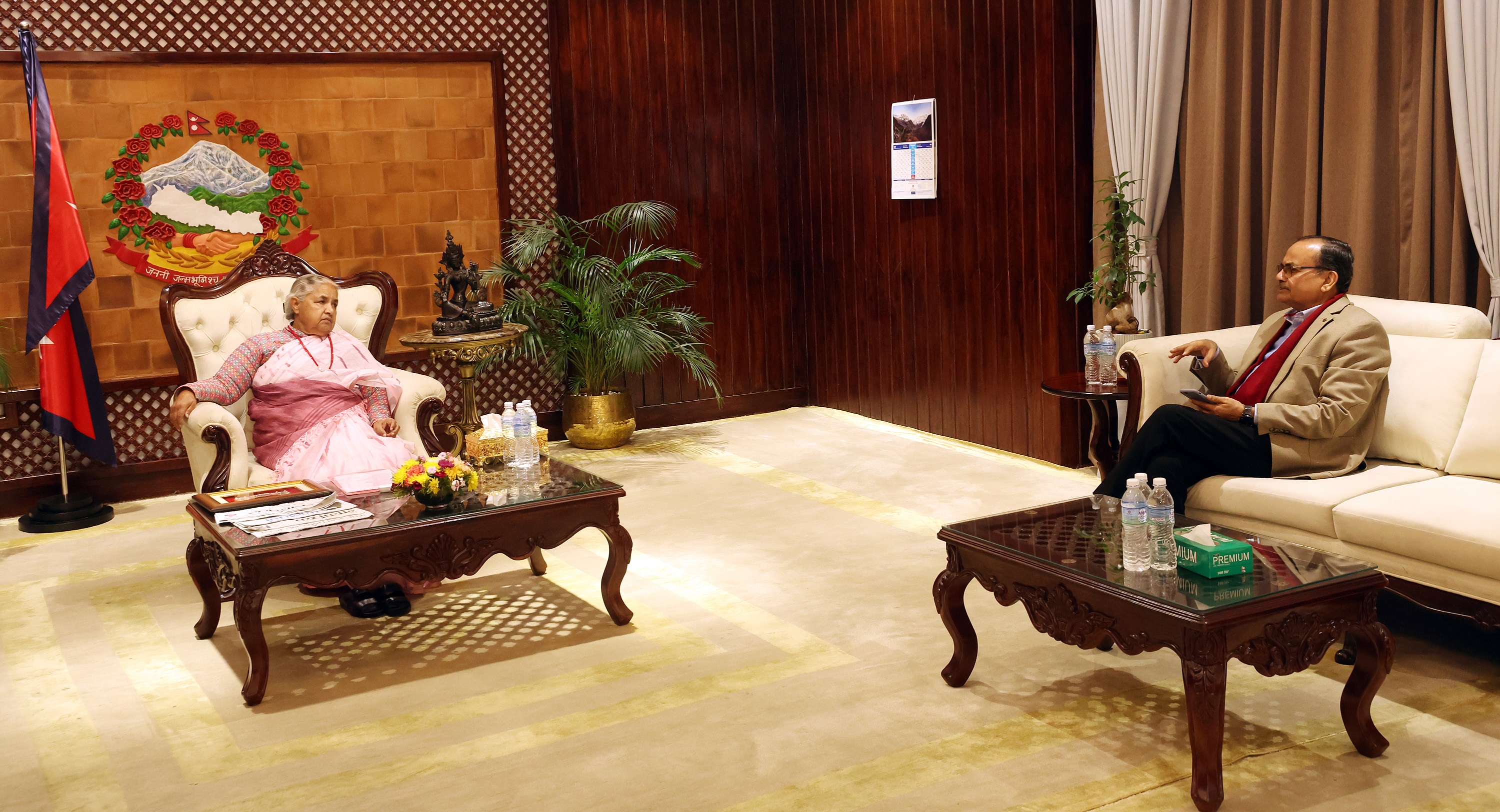 PM Sushila Karki and Madhesh Province Head Surendra Labh Meet to Discuss Current Political Situation