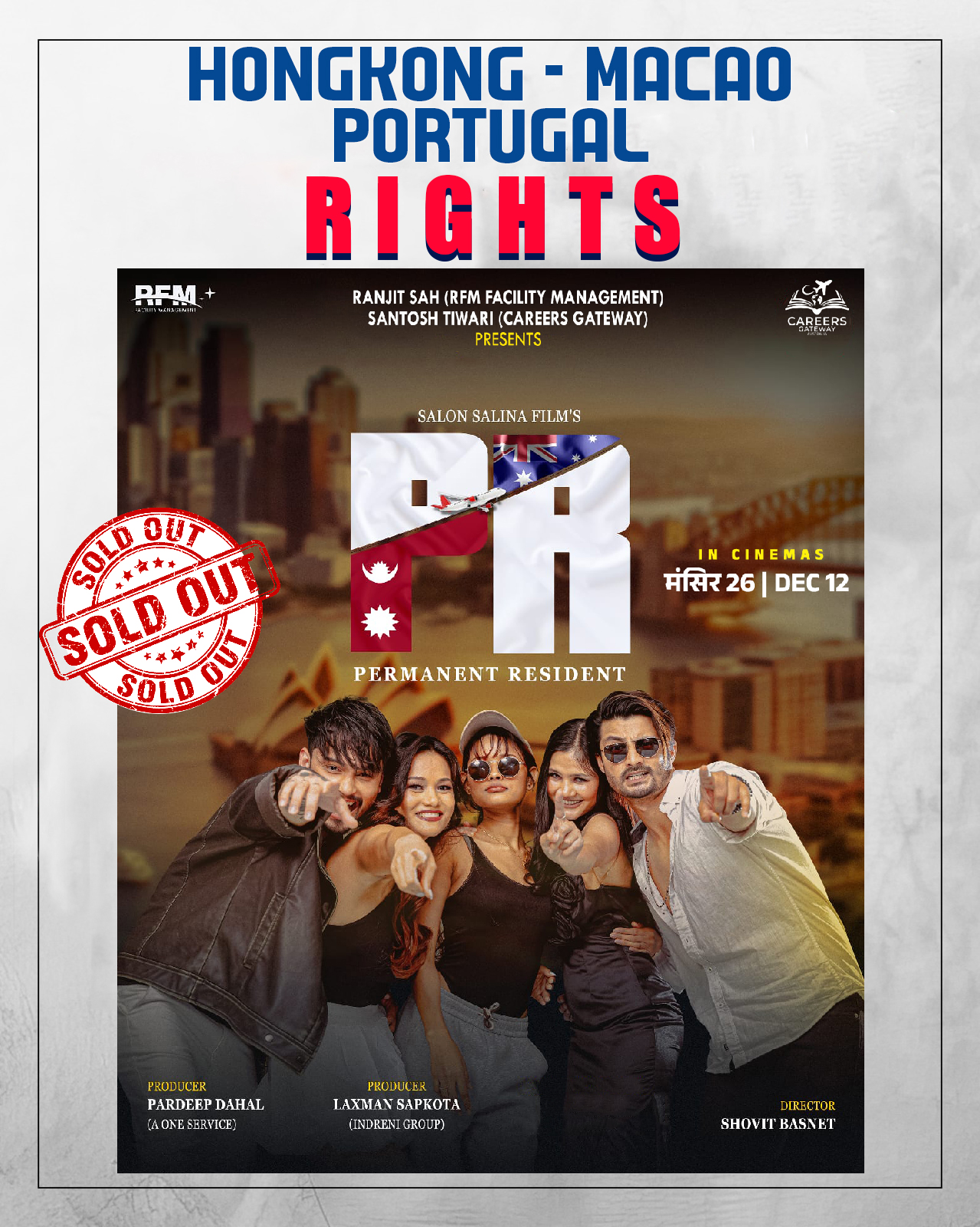 'PR' Screening Rights Sold for Hong Kong–Macau and Portugal