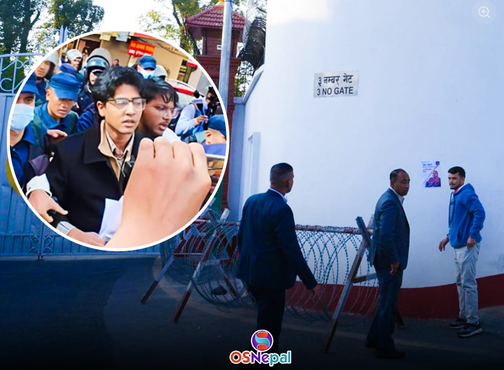 Prakash Sharma, a member of the 'Garikhan Deu' campaign led by Miraj Dhungana, arrested