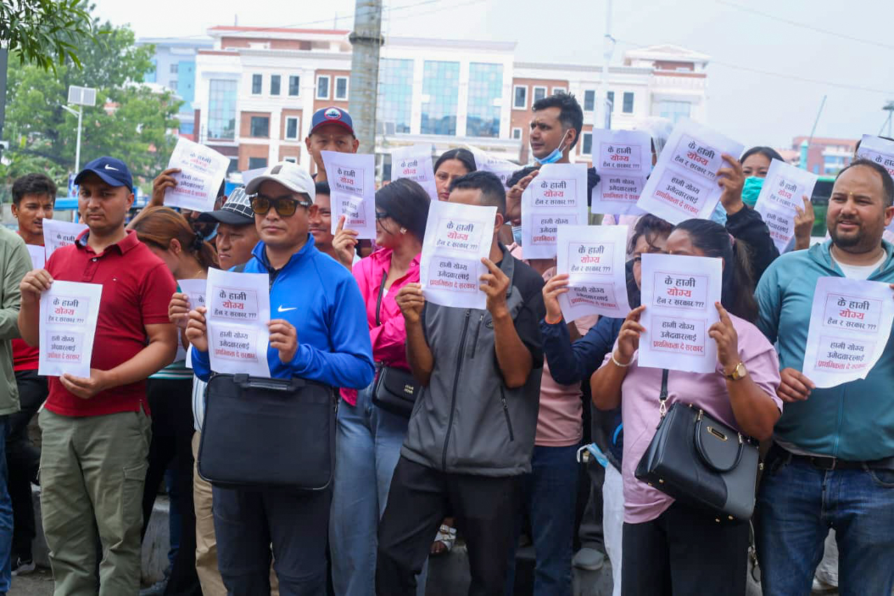 Youth Protest in Kathmandu Over Israel Employment Assurance Discrepancies