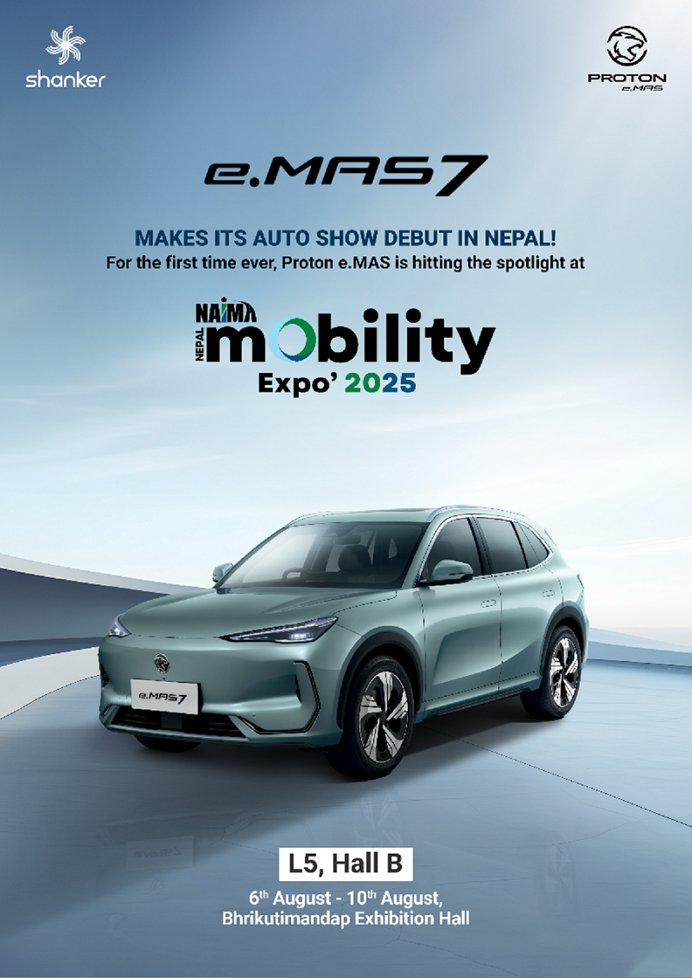 Jagdamba Motors Unveil Proton e.MAS 7 with Exclusive Offers at NAIMA Mobility Expo 2025