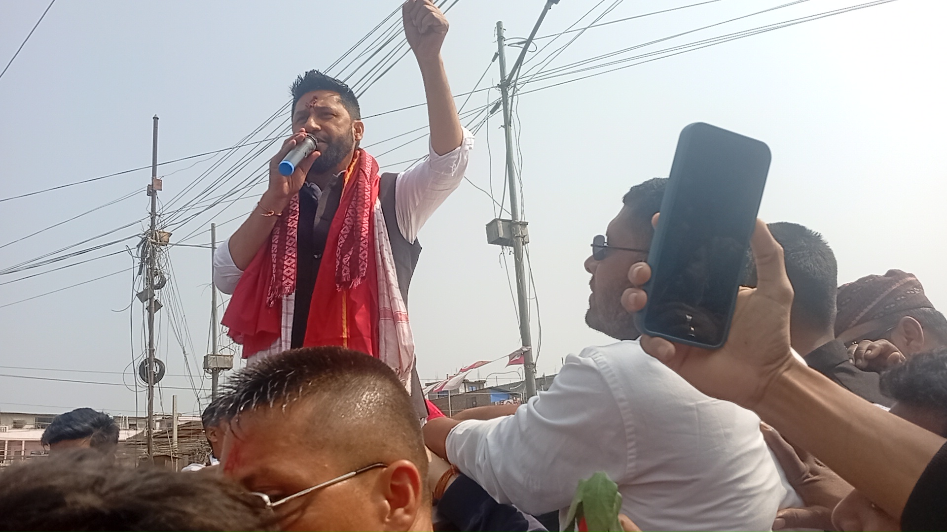 Thousands Gather in Golbazar to Welcome RSP Chairman Lamichhane