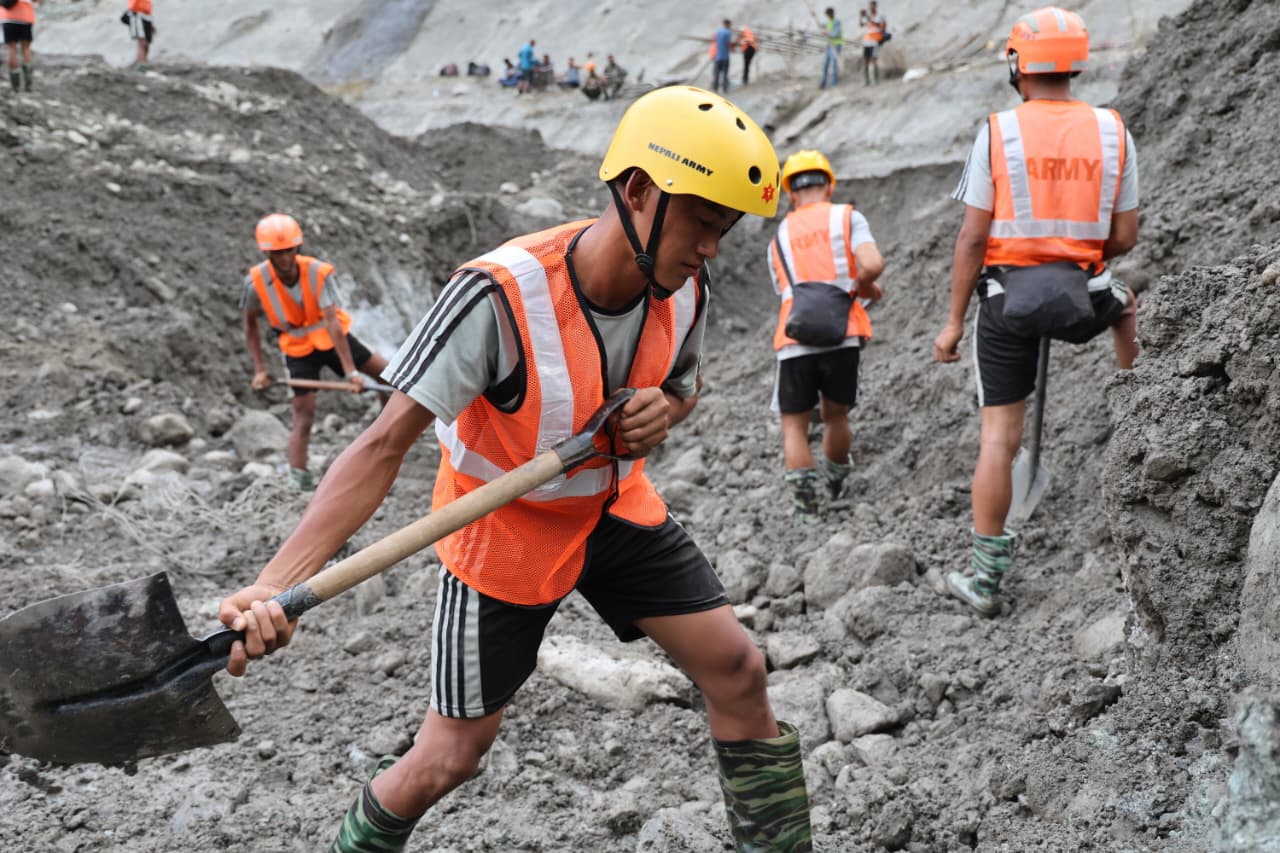 Relentless Overnight Rescue Efforts at Upper Trishuli-3 'A'