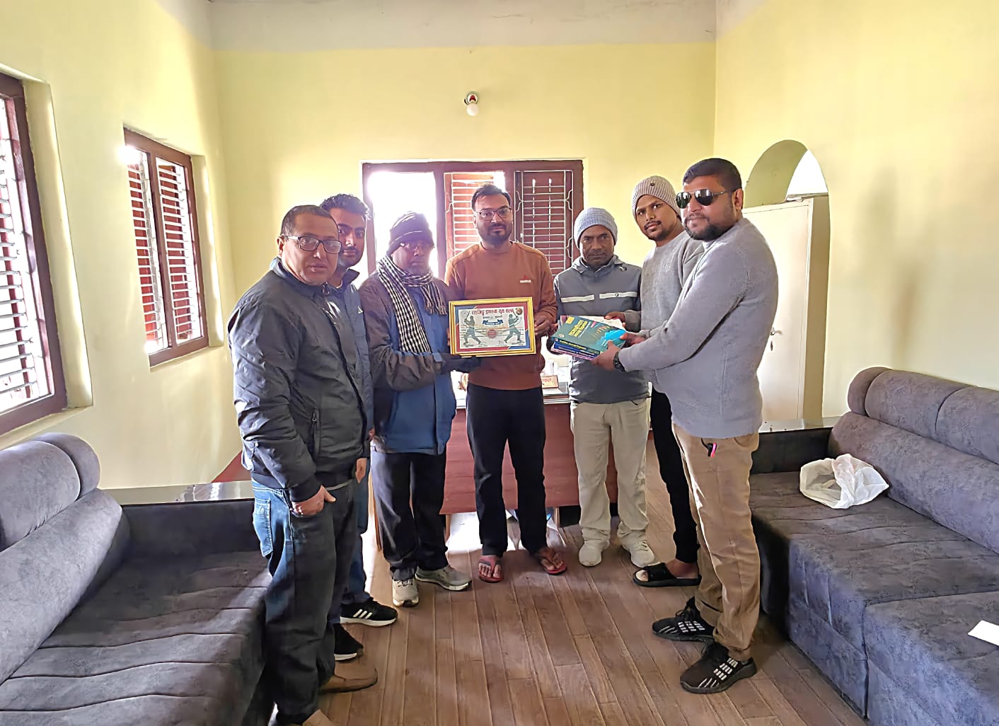 Rising Inaruwa Youth Club Donates Books to Sunsari Multiple Campus
