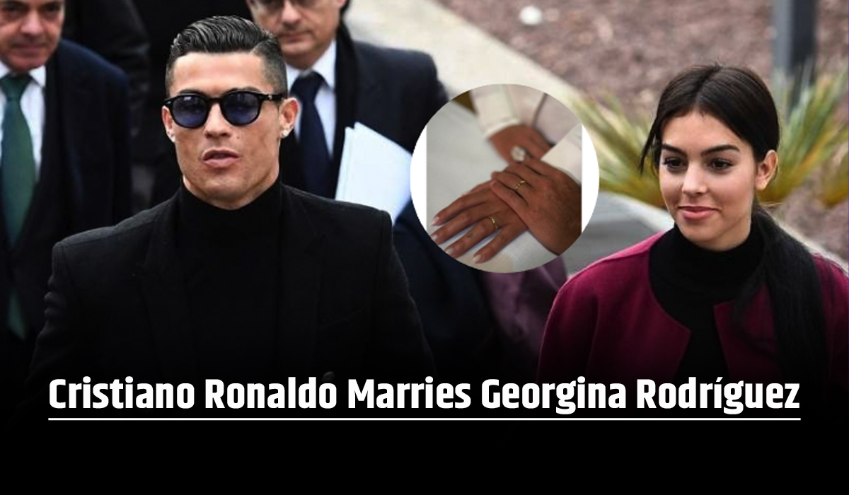 Cristiano Ronaldo Marries Georgina Rodríguez