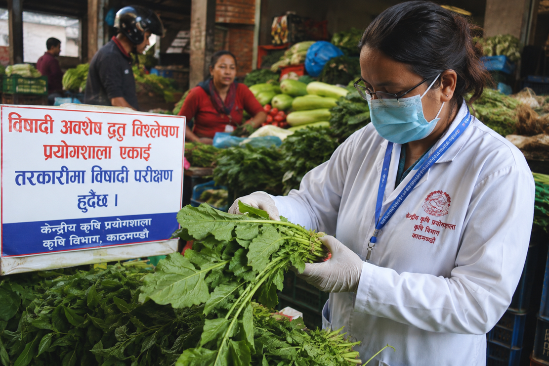 High Pesticide Residue Found in Broad-Leaf Mustard (Rayo ko Saag), Directive Issued for Destruction