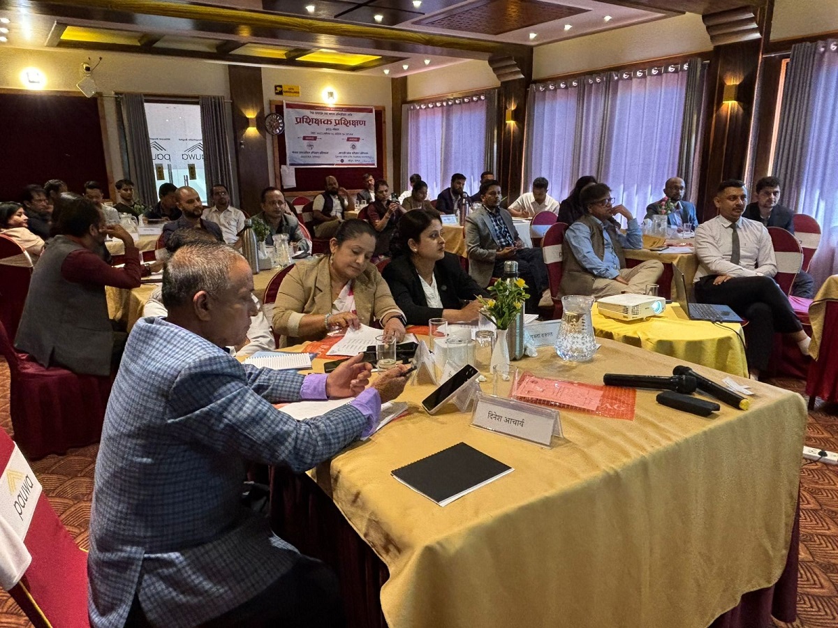Trainer Training Program with Expert Mapping in Pokhara