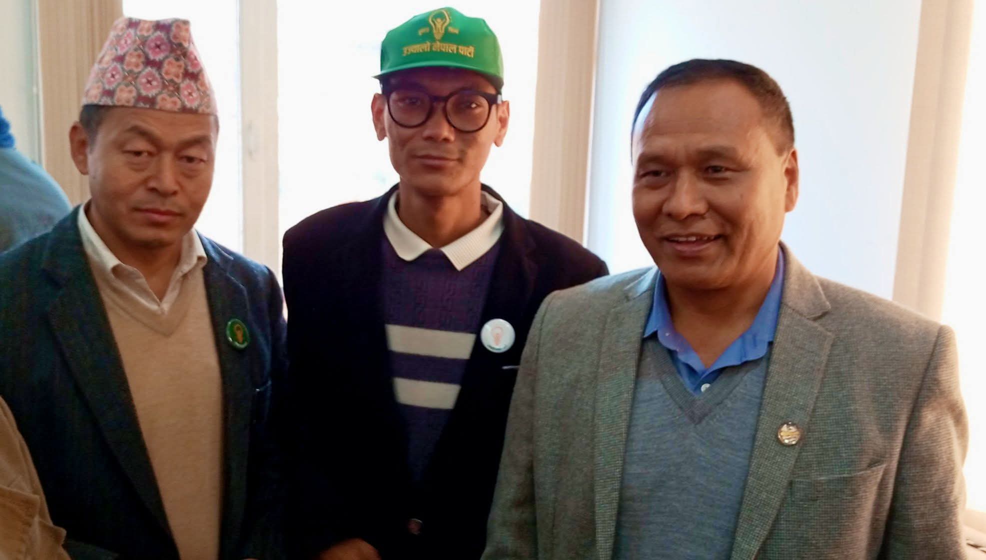 Pemba Chiri Sherpa of Ujyaalo Nepal Party Files Candidacy for Solukhumbu Leadership