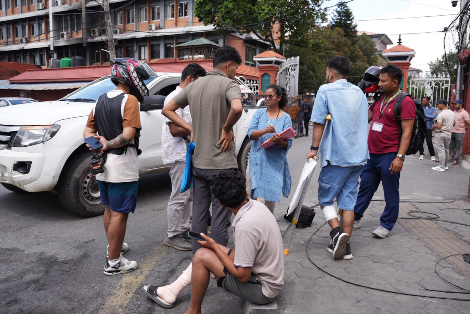 Mahesh Basnet Criticizes Leaders for Blocking Injured Youth at Singha Durbar